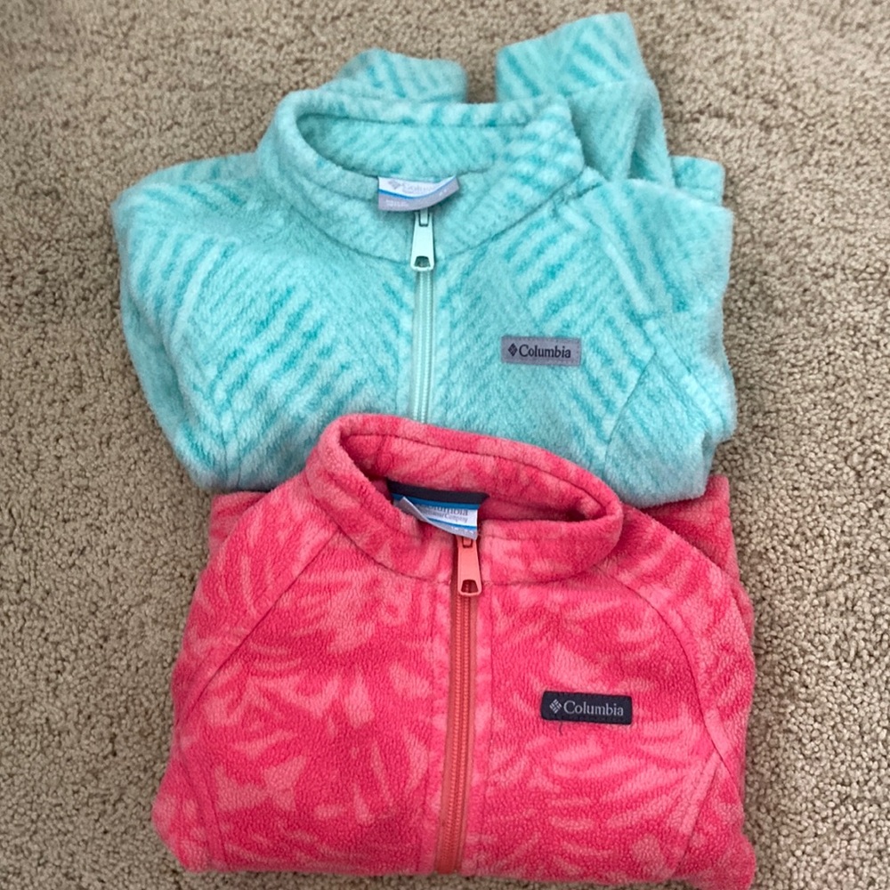 Toddler Columbia zip ups